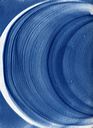 thumbnail of cyanotype photogram, alternative process print by A.E. Graves