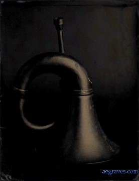 ferrotype, wet plate collodion on aluminum
